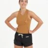 Pose Plyo Tank | Dark Golden Heather 2 Pose Plyo Tank | Dark Golden Heather -Funktion One Style VW1009DGH 0106