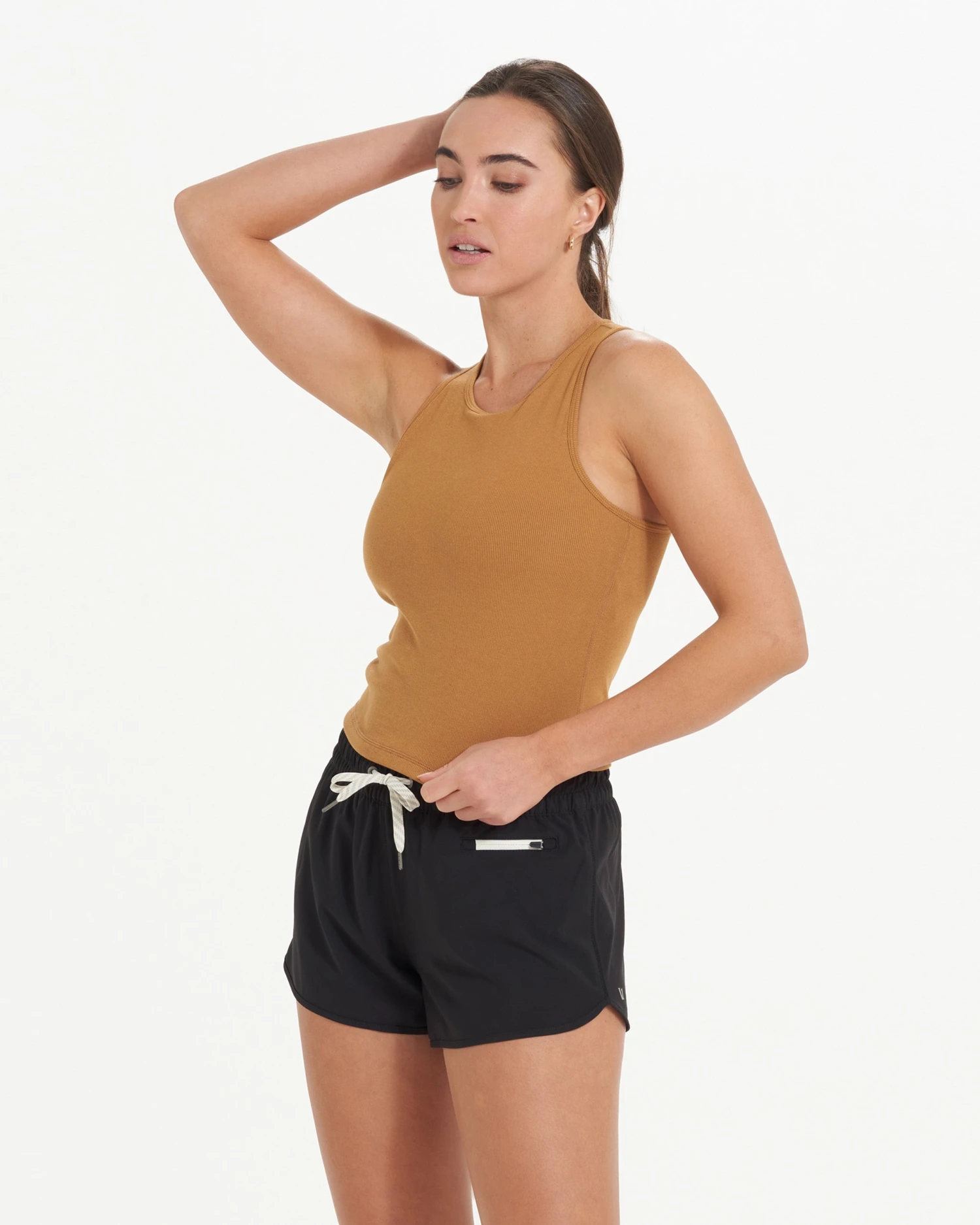Pose Plyo Tank | Dark Golden Heather 4 Pose Plyo Tank | Dark Golden Heather - Image 2