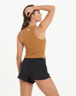 Pose Plyo Tank | Dark Golden Heather 12 Pose Plyo Tank | Dark Golden Heather -Funktion One Style VW1009DGH 0134