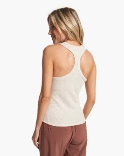 Sunrise High Neck Tank | Dune -Funktion One Style VW1012DUN FA23 W ECOMM TOPS BACK TOPS 8