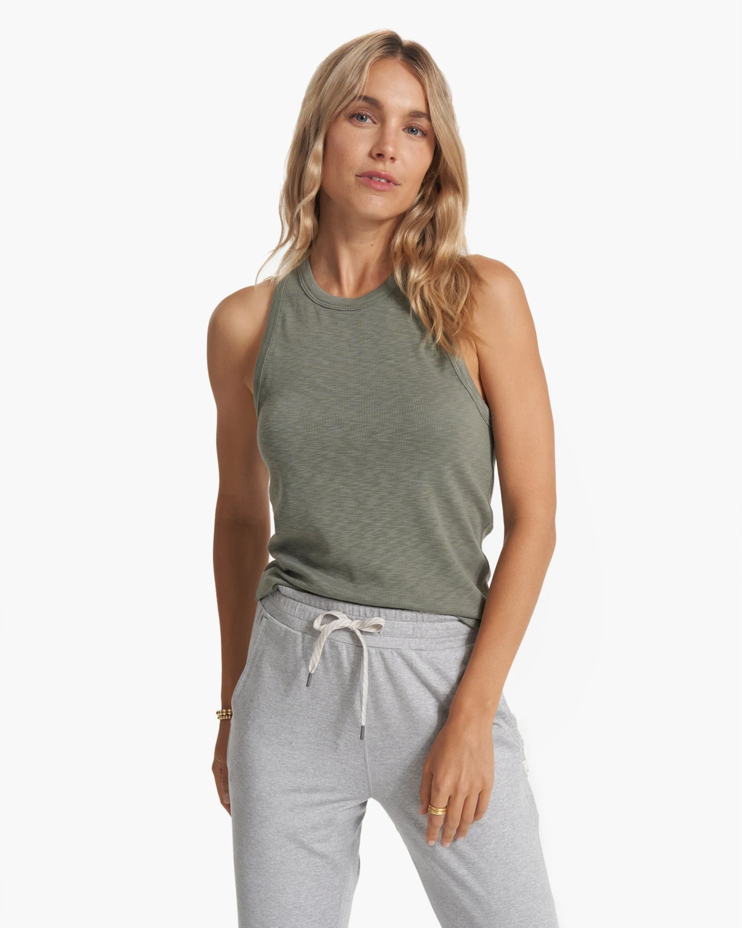 Sunrise High Neck Tank | Pistachio 3 Sunrise High Neck Tank | Pistachio