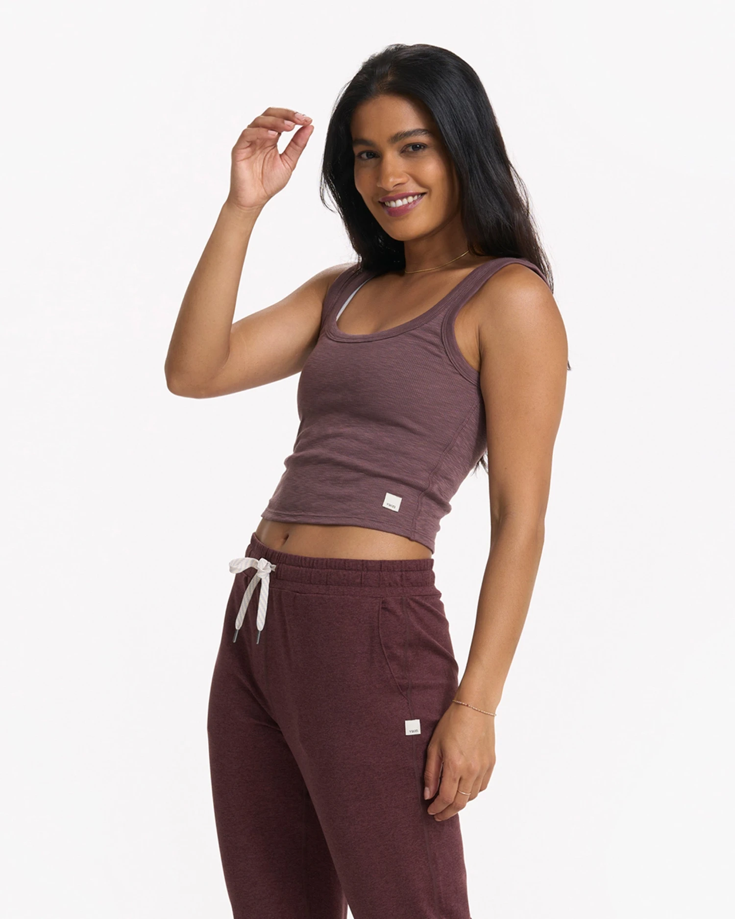 Sunrise Crop Tank | Chestnut 4 Sunrise Crop Tank | Chestnut - Image 2