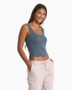 Sunrise Crop Tank | Stone -Funktion One Style VW1013STN SP23 W ECOMM TOPS DETAIL 01962 1x1 c1d58f56 db65 4496 9879 feea4a1f364e