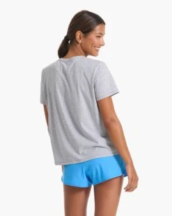 Feather Tee | Heather Grey -Funktion One Style VW1015HTG SP23 W ECOMM TOPS TOP 00394 1x1 a9ed52cd 7501 4c5f 80e3 74cf70cc1fa3