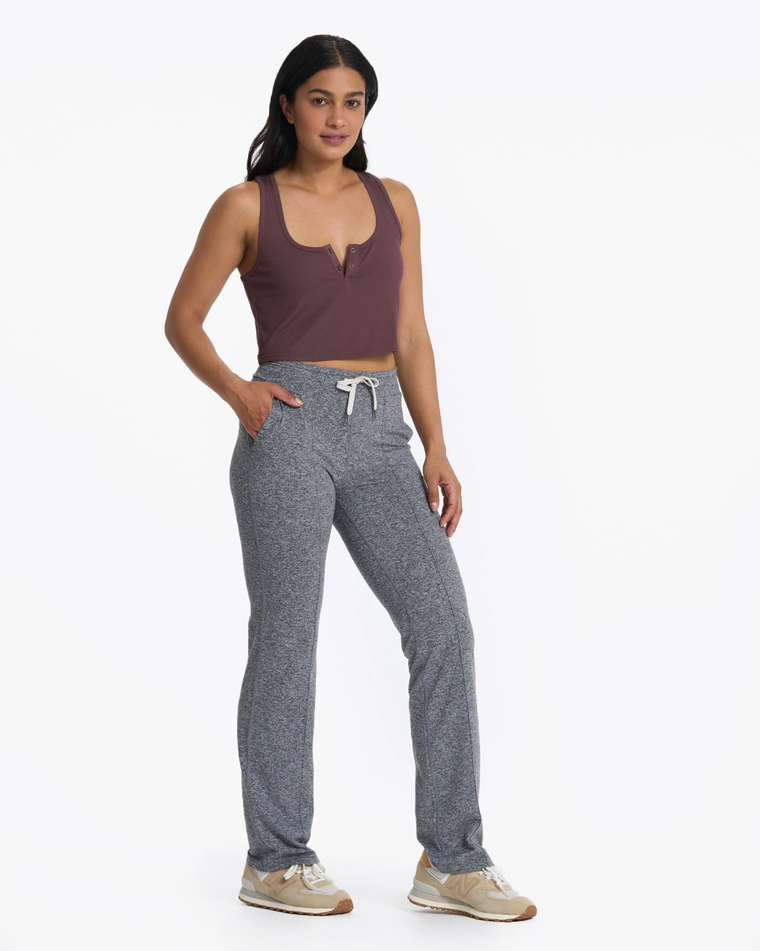 Cove Crop Tank | Chestnut 8 Cove Crop Tank | Chestnut - Image 6