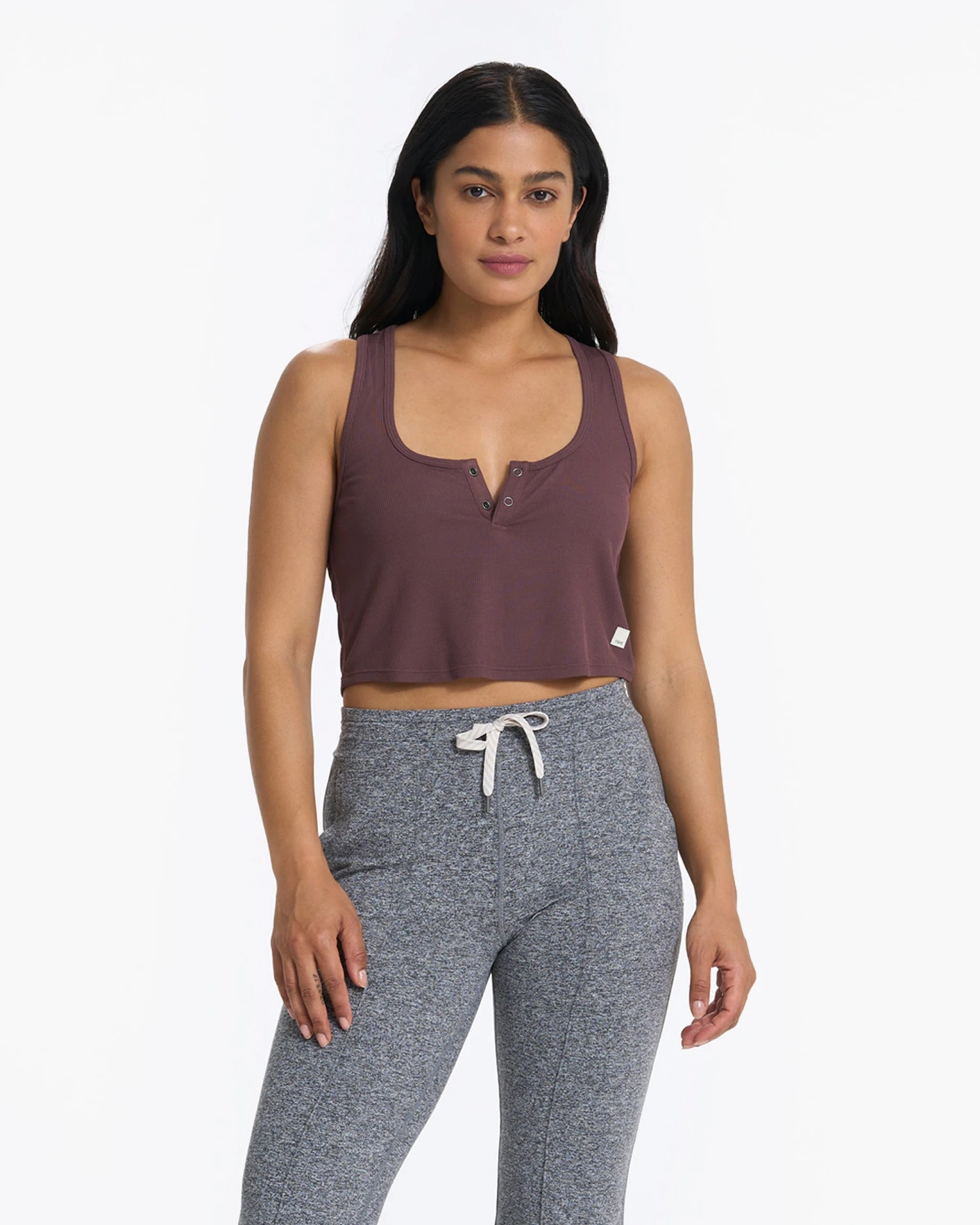 Cove Crop Tank | Chestnut 5 Cove Crop Tank | Chestnut - Image 3