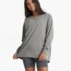 Long Sleeve Feather Tee | Stormy -Funktion One Style VW1028STY SP23 W ECOMM TOPS TOP 0553 1x1 dee1cfe9 1aa3 4d22 81f8 fdc66552a00b