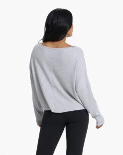 Slouchy Waffle Crew | Light Heather Grey -Funktion One Style VW1047LHG 2723