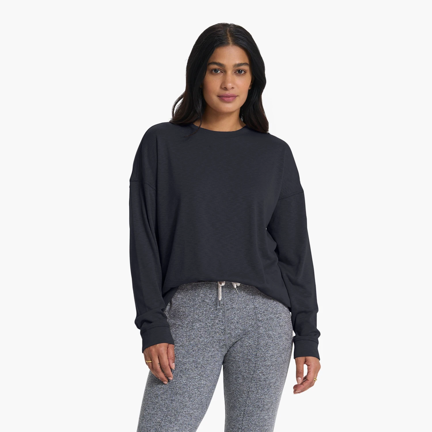 Long-Sleeve Sunrise Crew | Black 4 Long-Sleeve Sunrise Crew | Black - Image 2