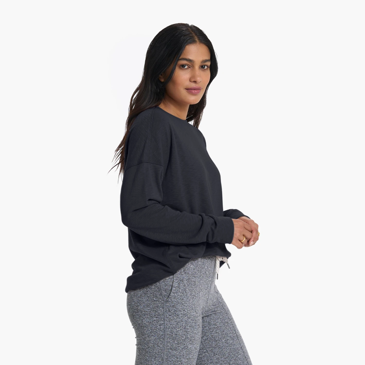 Long-Sleeve Sunrise Crew | Black 6 Long-Sleeve Sunrise Crew | Black - Image 4