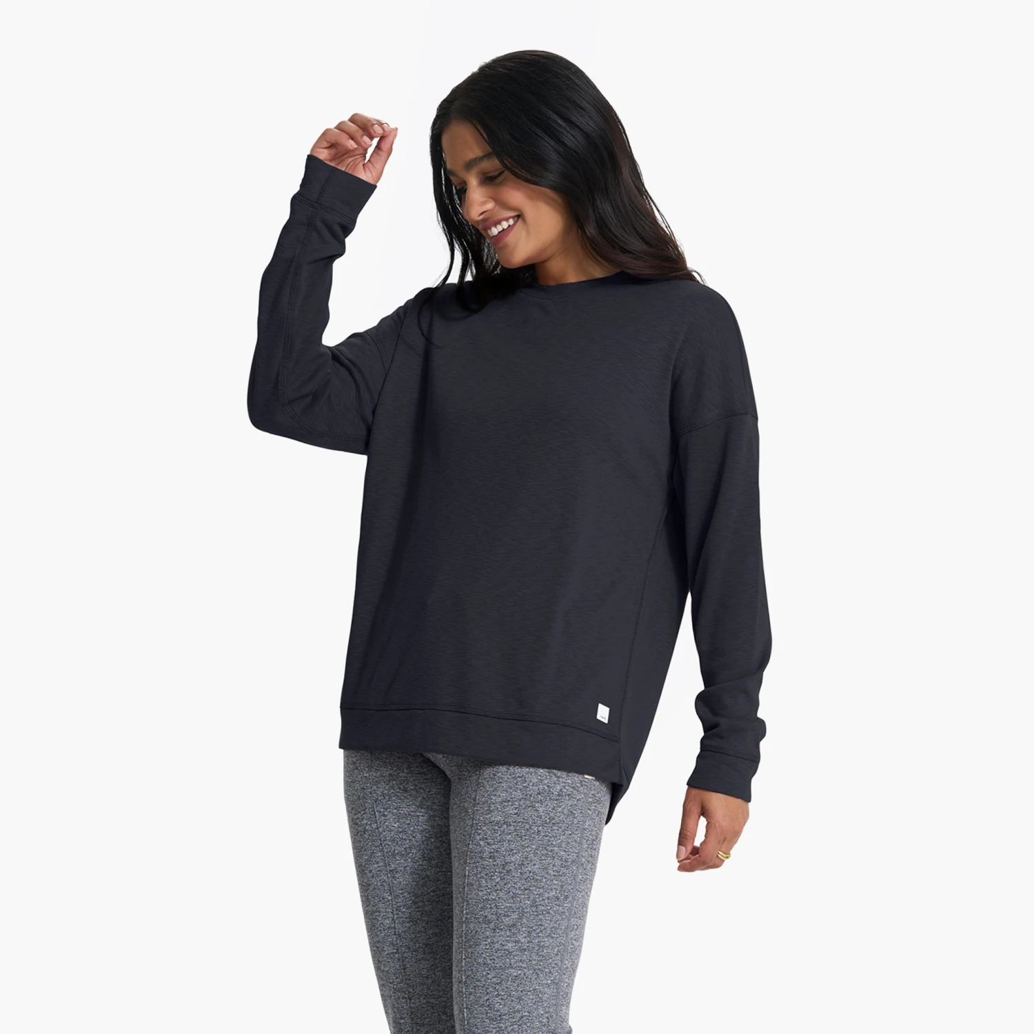 Long-Sleeve Sunrise Crew | Black 3 Long-Sleeve Sunrise Crew | Black