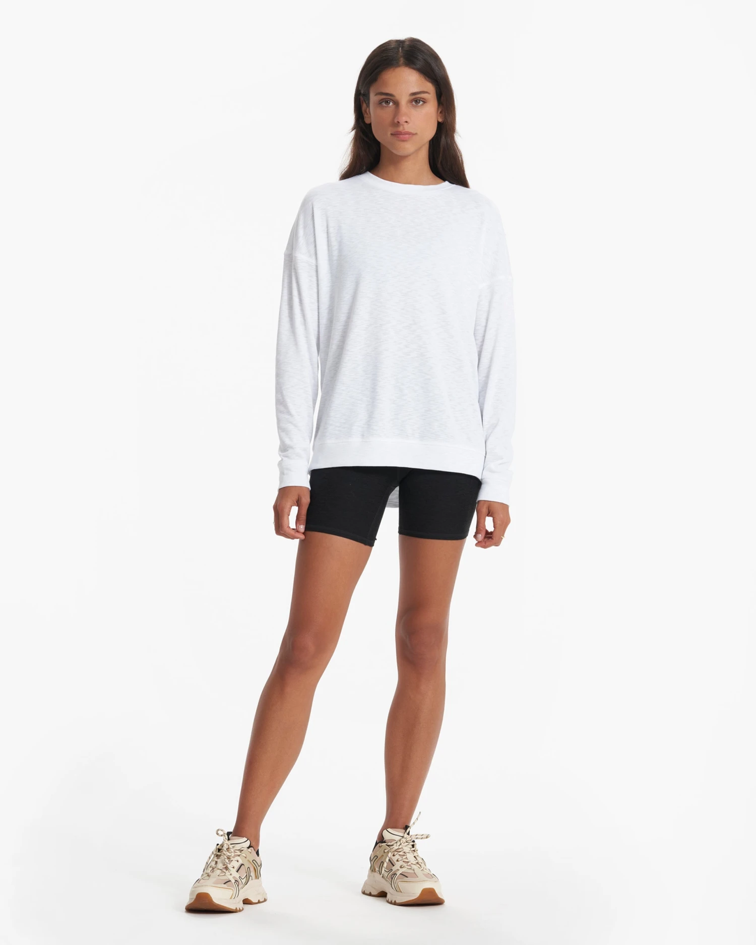 Long-Sleeve Sunrise Crew | White 7 Long-Sleeve Sunrise Crew | White - Image 5