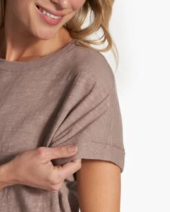 Sunset Easy Tee | Graphite -Funktion One Style VW1065GPH FA23 M ECOMM TOPS DETAIL 1