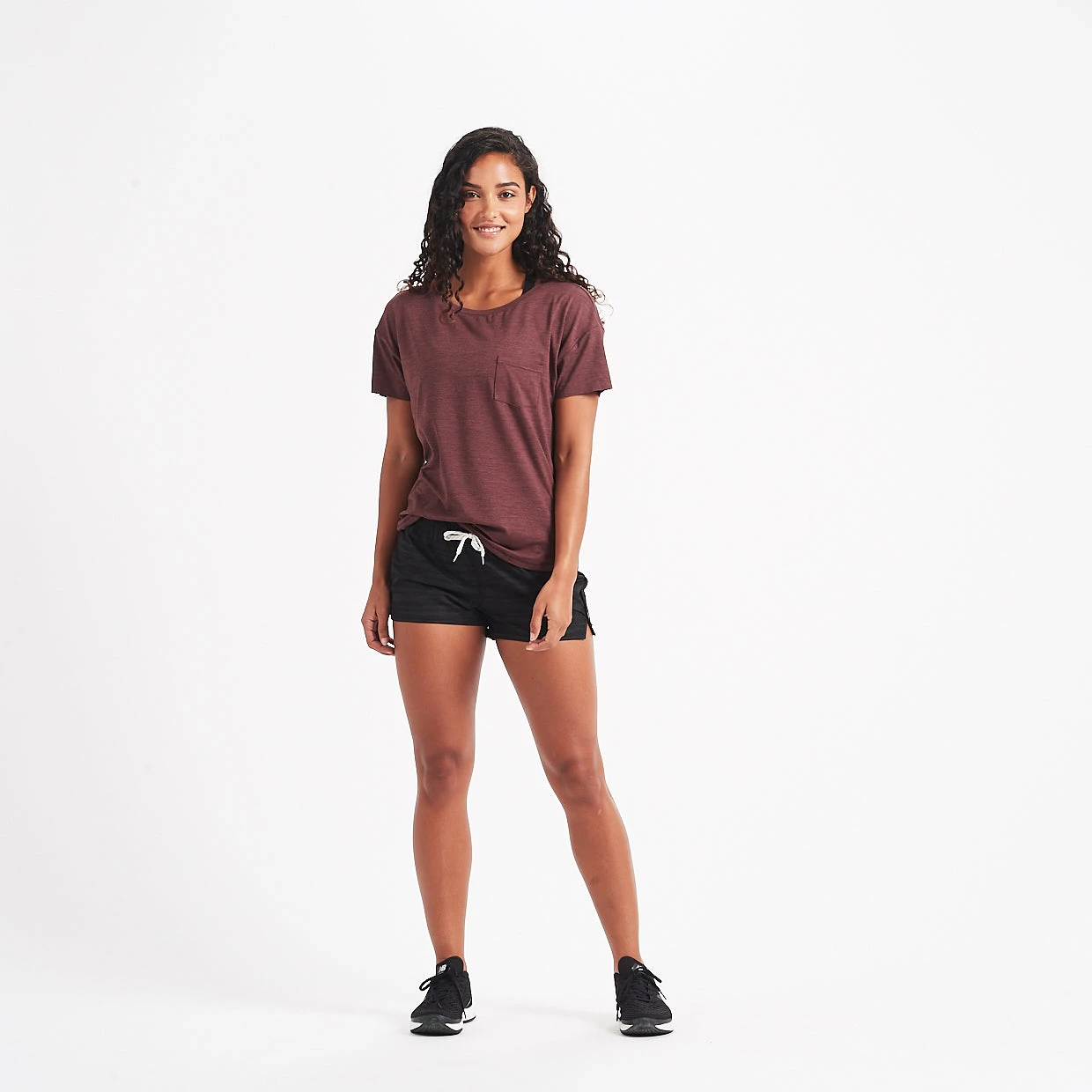 Lux Performance Tee | Fig Heather 6 Lux Performance Tee | Fig Heather - Image 4