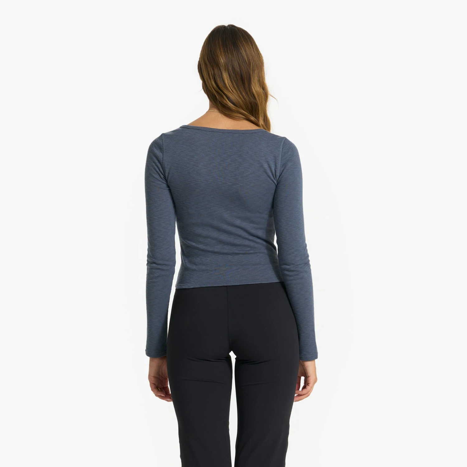 Long-Sleeve Sunrise Square Neck | Azure 5 Long-Sleeve Sunrise Square Neck | Azure - Image 3