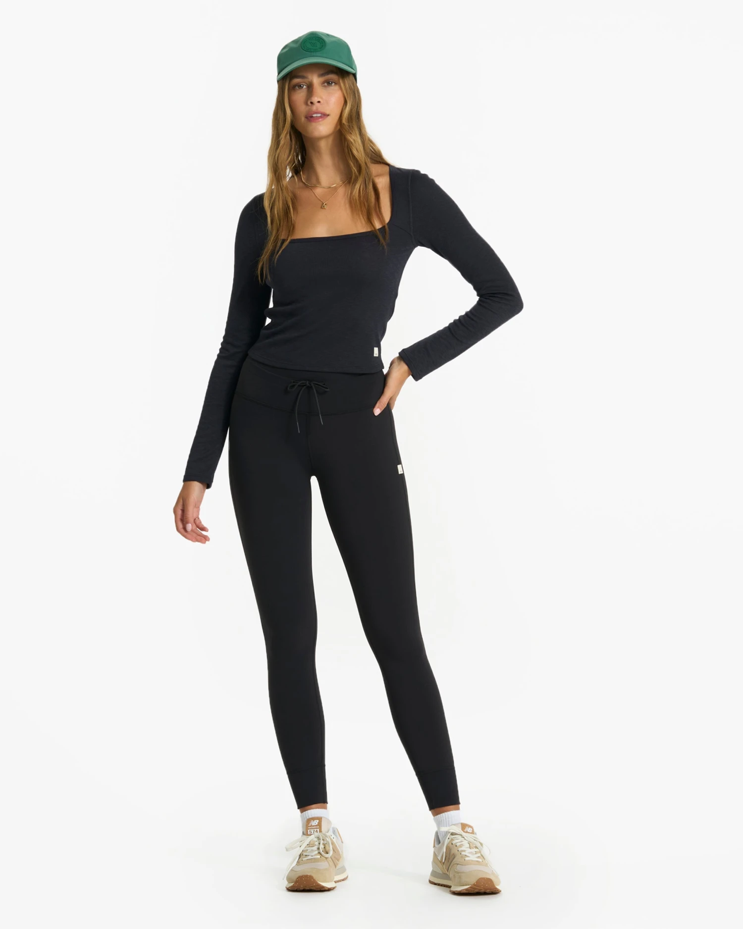 Long-Sleeve Sunrise Square Neck | Black 7 Long-Sleeve Sunrise Square Neck | Black - Image 5