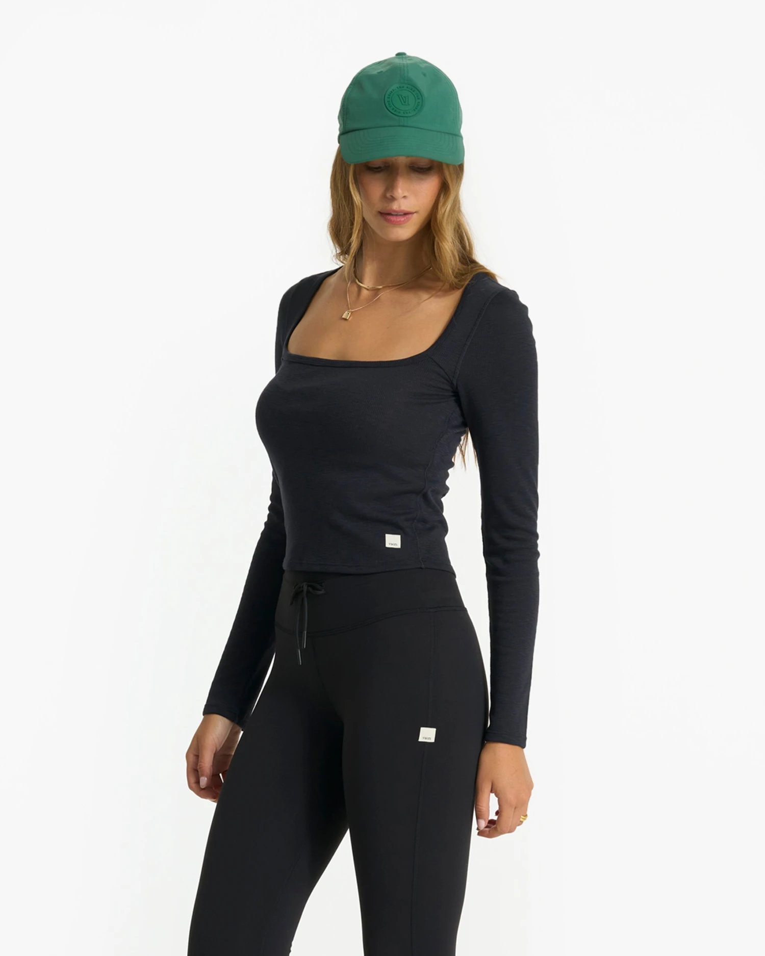 Long-Sleeve Sunrise Square Neck | Black 4 Long-Sleeve Sunrise Square Neck | Black - Image 2