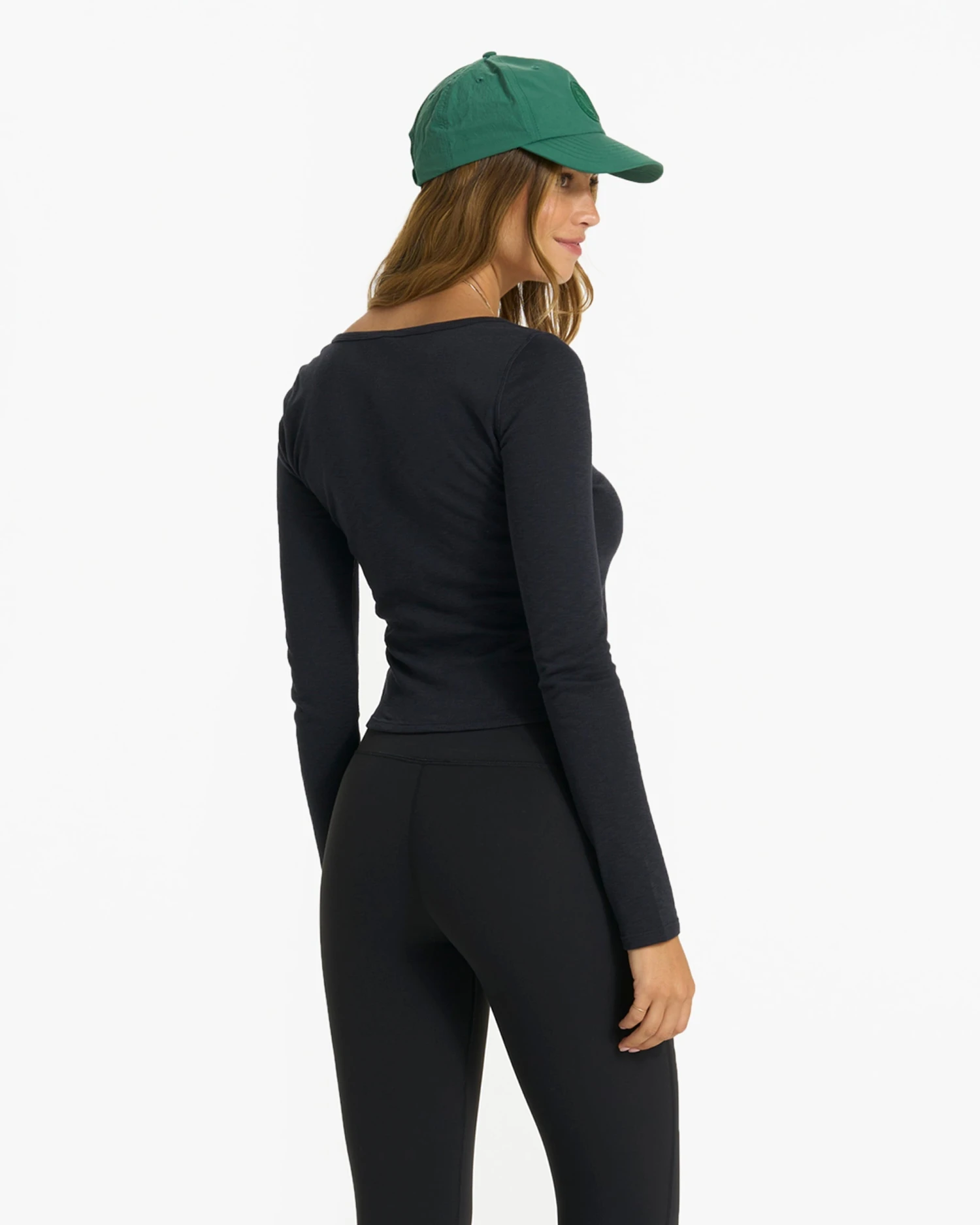 Long-Sleeve Sunrise Square Neck | Black 6 Long-Sleeve Sunrise Square Neck | Black - Image 4