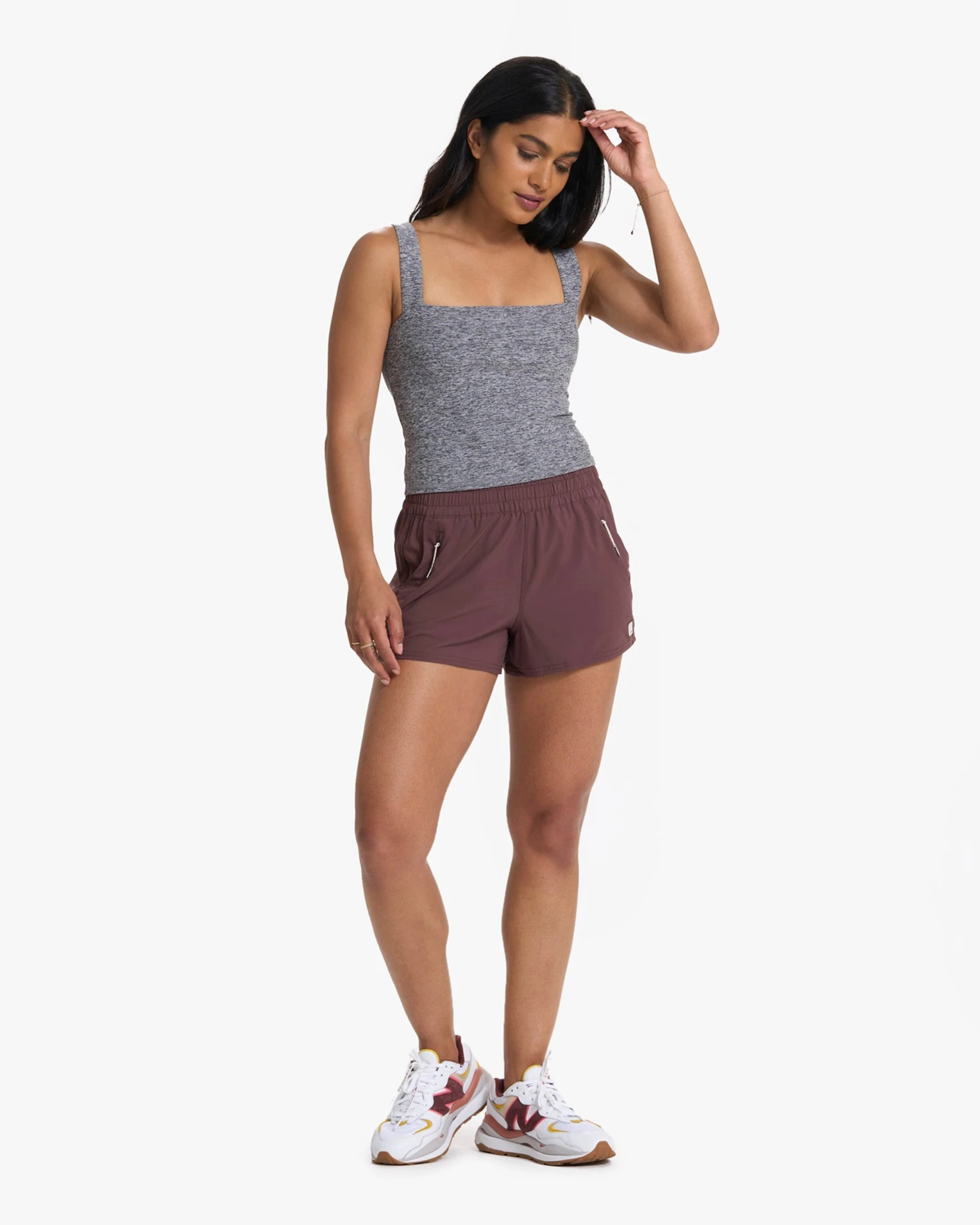Elevation Square Neck Tank | Heather Grey 5 Elevation Square Neck Tank | Heather Grey - Image 3