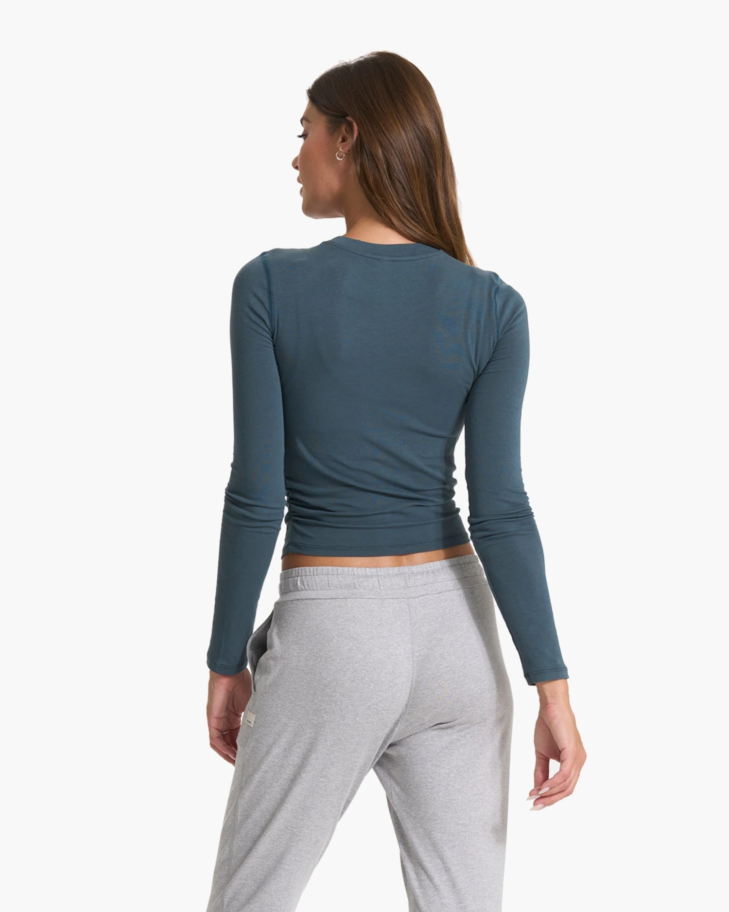 Long Sleeve Coast Crop | Stone 8 Long Sleeve Coast Crop | Stone - Image 6