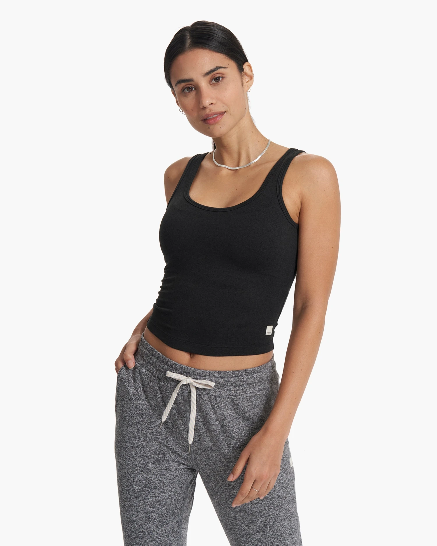 Halo Essential Tank | Black Heather 3 Halo Essential Tank | Black Heather