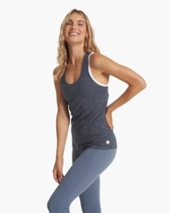 Lux Performance Tank | Azure Heather -Funktion One Style VW108HAZ SP23 W ECOMM TOPS 1749 1x1 7d294833 5677 4035 a95d 7d617f4d3e40