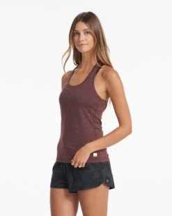 Lux Performance Tank | Chestnut Heather