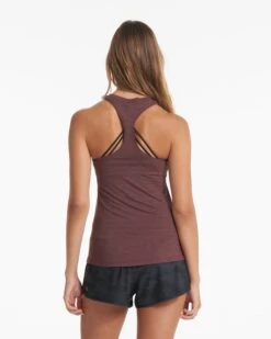 Lux Performance Tank | Chestnut Heather -Funktion One Style VW108HCH 02979