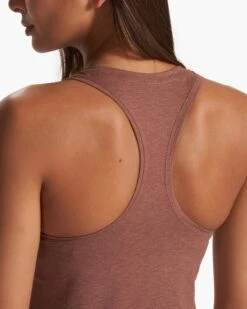 Lux Performance Tank | Hazelnut Heather -Funktion One Style VW108HHZ FA23 M ECOMM TOPS DETAIL 2