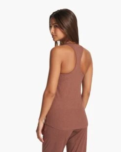 Lux Performance Tank | Hazelnut Heather -Funktion One Style VW108HHZ FA23 W ECOMM TOPS BACK TOPS 8
