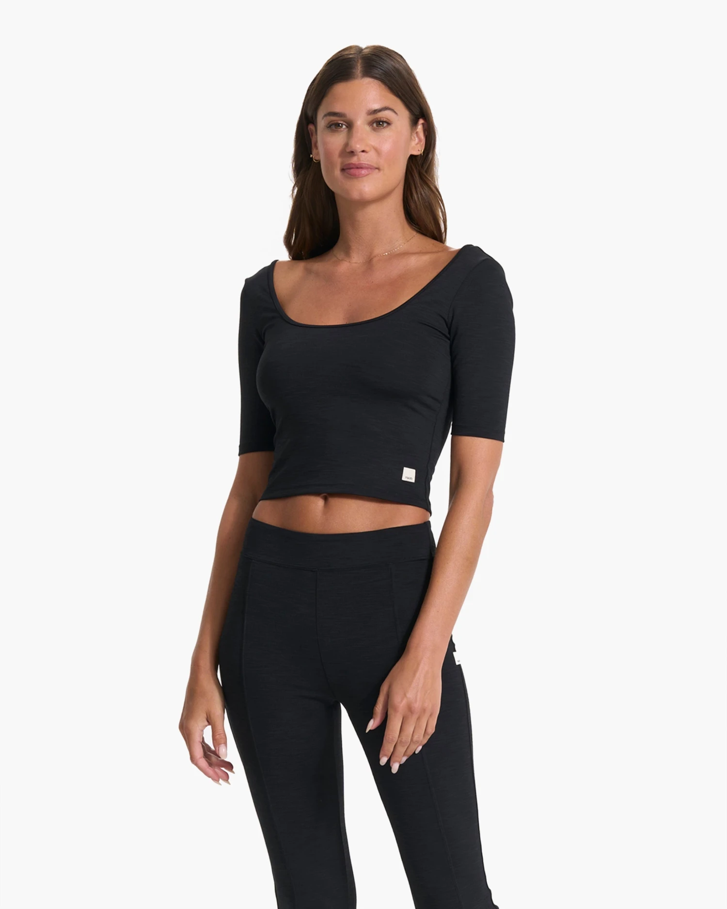 Lux Rib Avant Top | Black 3 Lux Rib Avant Top | Black