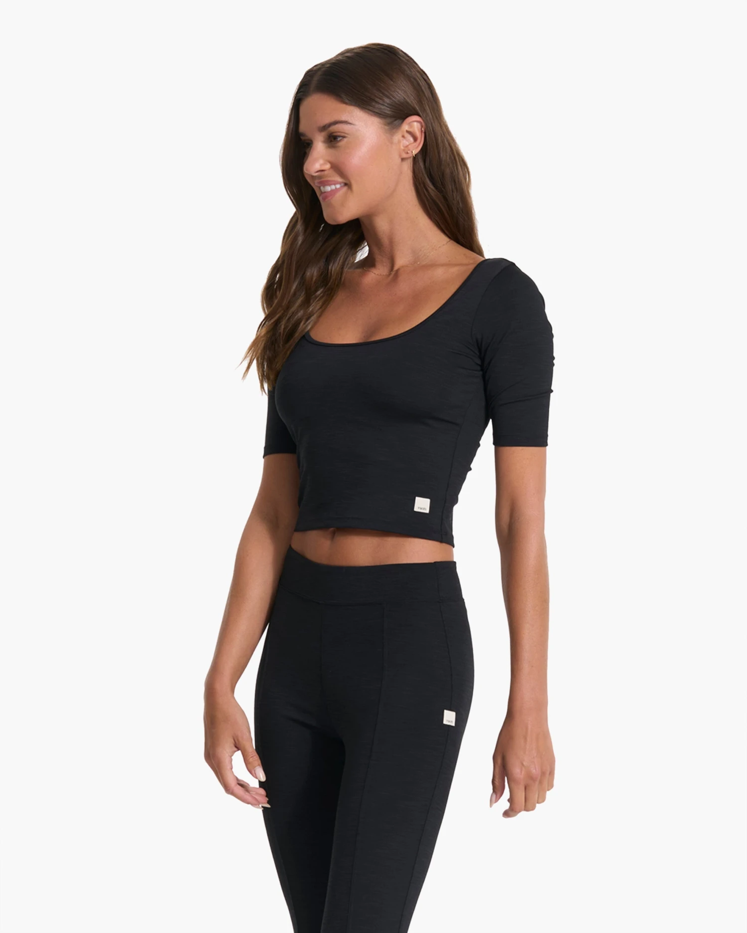 Lux Rib Avant Top | Black 4 Lux Rib Avant Top | Black - Image 2
