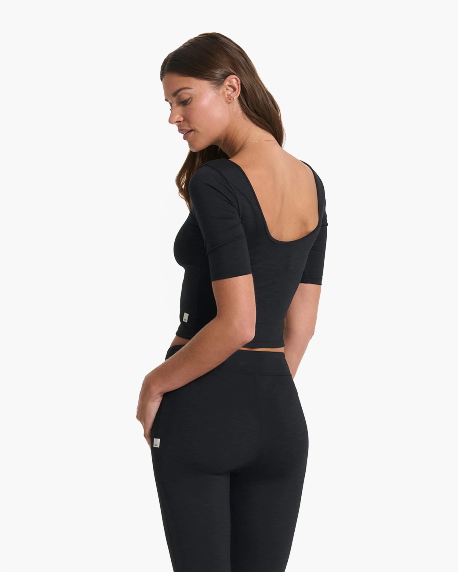 Lux Rib Avant Top | Black 5 Lux Rib Avant Top | Black - Image 3