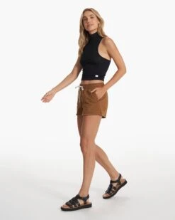 Cove Funnel Neck Tank | Black -Funktion One Style VW1113BLK SP23 W ECOMM TOPS 2983 FULL 1X1 861a3e8b b5dd 49fb 933f 97f5d09b17af