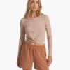 Long Sleeve Cove Twist Tee | Coconut -Funktion One Style VW1114COC SP23 W ECOMM TOPS 1449 1x1 4f697fdc 9cdb 485b 917d 7669baadb0fd