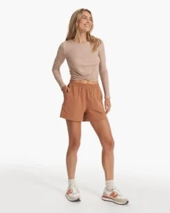 Long Sleeve Cove Twist Tee | Coconut -Funktion One Style VW1114COC SP23 W ECOMM TOPS FULL 1425 1x1 127577ce c5ea 4d3a be60 b44af04663d1