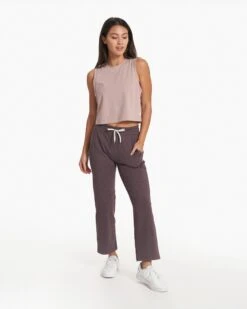 Feather Crop Tank | Umber -Funktion One Style VW1119UMB SP23 W ECOMM TOPS FULL 1797 1x1 7e14cd05 8feb 4a3b b4b2 137c3e8684dc