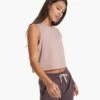 Feather Crop Tank | Umber -Funktion One Style VW1119UMB SP23 W ECOMM TOPS TOP 1846 1x1 a67b665a df24 404a aafb d5a99deab4a1