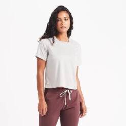 Boyfriend Tee | Light Heather Grey