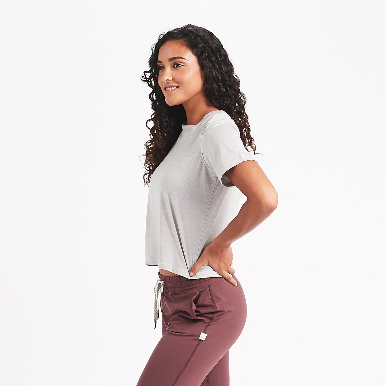 Boyfriend Tee | Light Heather Grey 4 Boyfriend Tee | Light Heather Grey - Image 2