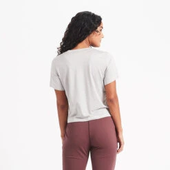 Boyfriend Tee | Light Heather Grey 8 Boyfriend Tee | Light Heather Grey -Funktion One Style VW137LHG 3