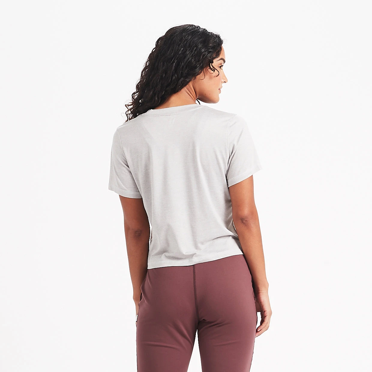 Boyfriend Tee | Light Heather Grey 5 Boyfriend Tee | Light Heather Grey - Image 3