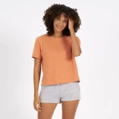 Sunset Tee | Apricot