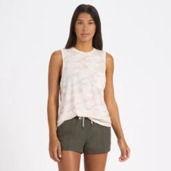 Sunset Tank | Bisque Camo