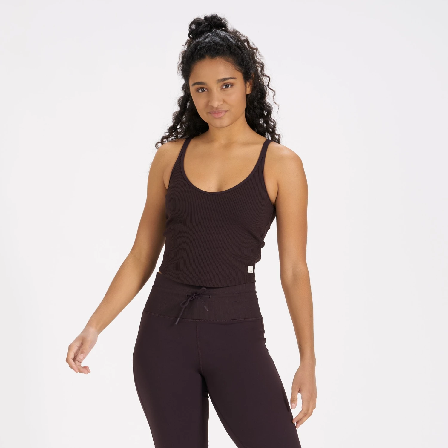 Rib Crop Tank | Dark Cherry 3 Rib Crop Tank | Dark Cherry