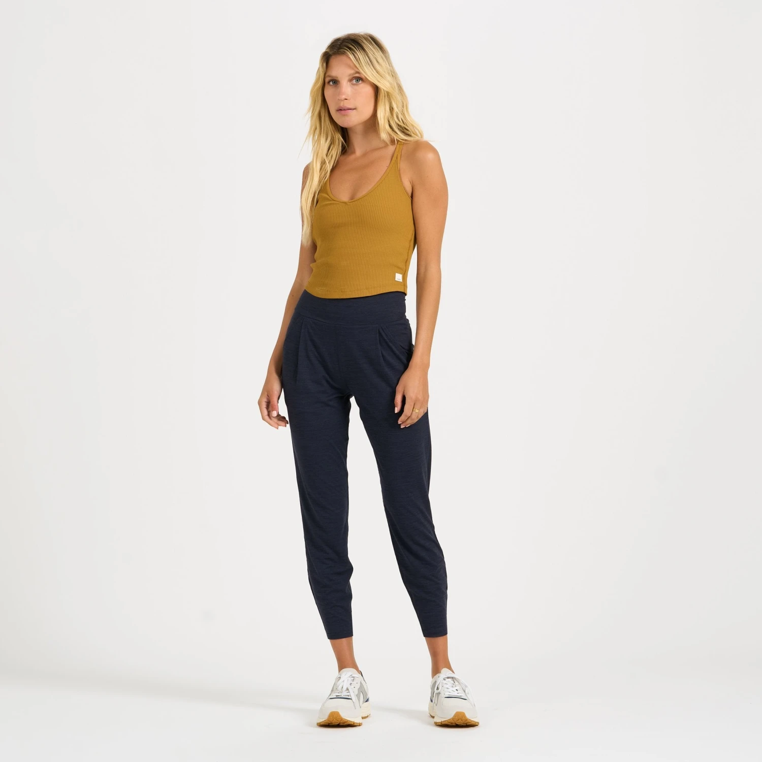 Rib Crop Tank | Dark Golden 5 Rib Crop Tank | Dark Golden - Image 3