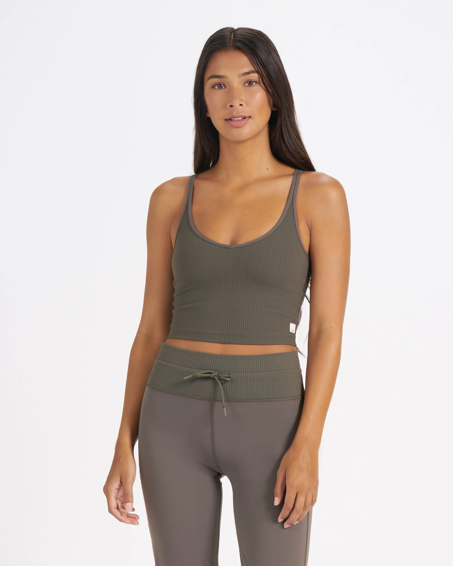 Rib Crop Tank | Oregano 3 Rib Crop Tank | Oregano