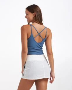 Rib Crop Tank | Pool Blue -Funktion One Style VW189PBL 3779