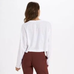 Long-Sleeve Sundown Tee | White 8 Long-Sleeve Sundown Tee | White -Funktion One Style VW196WHT 3 e6b1e81c 2ac0 4940 ad12 5d1392d9ffbc