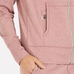 Halo Performance Hoodie | Burnt Clay Heather -Funktion One Style VW201BCY 5